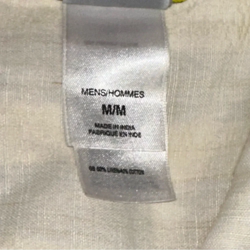The North Face A5 Series Shirt Men Medium Yellow Plaid Button Down Linen Blend